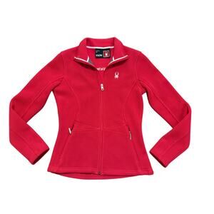Womens PInk Spyder Full Zip Jacket M